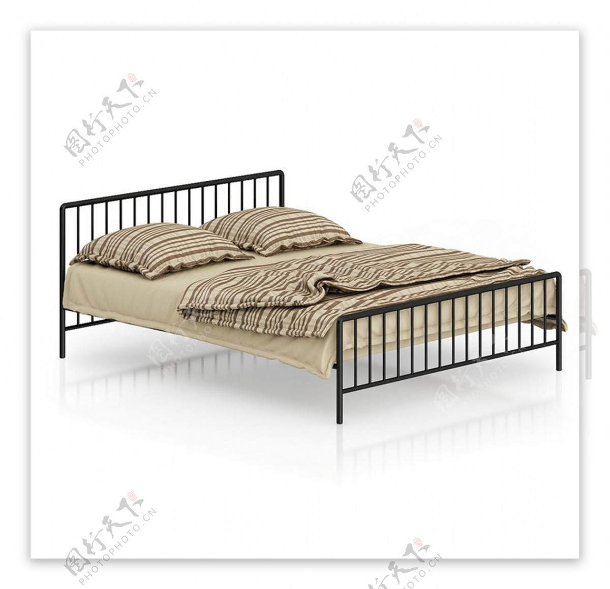 卧室家具模型床模型柜子模型