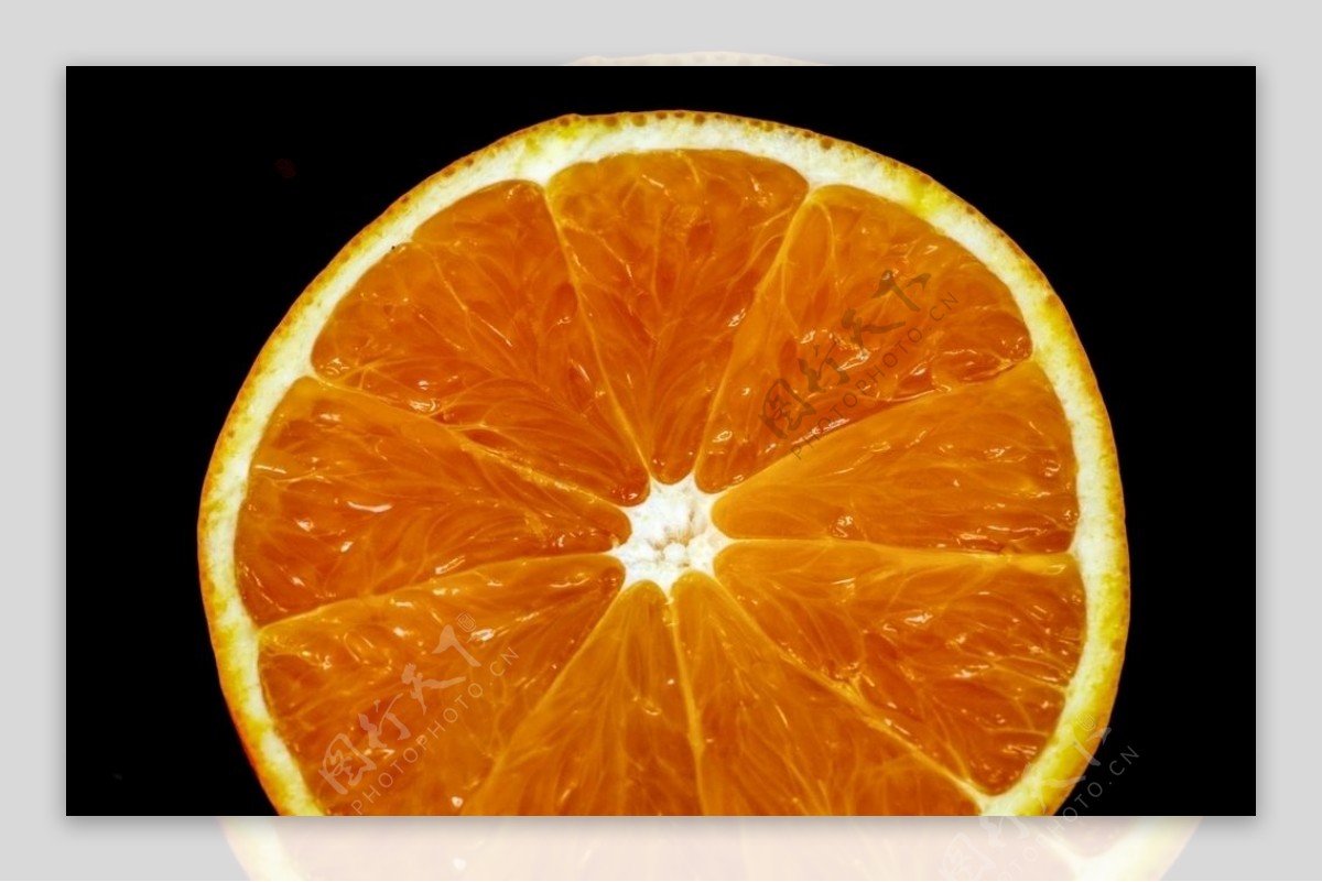 橙水果多汁食品健康