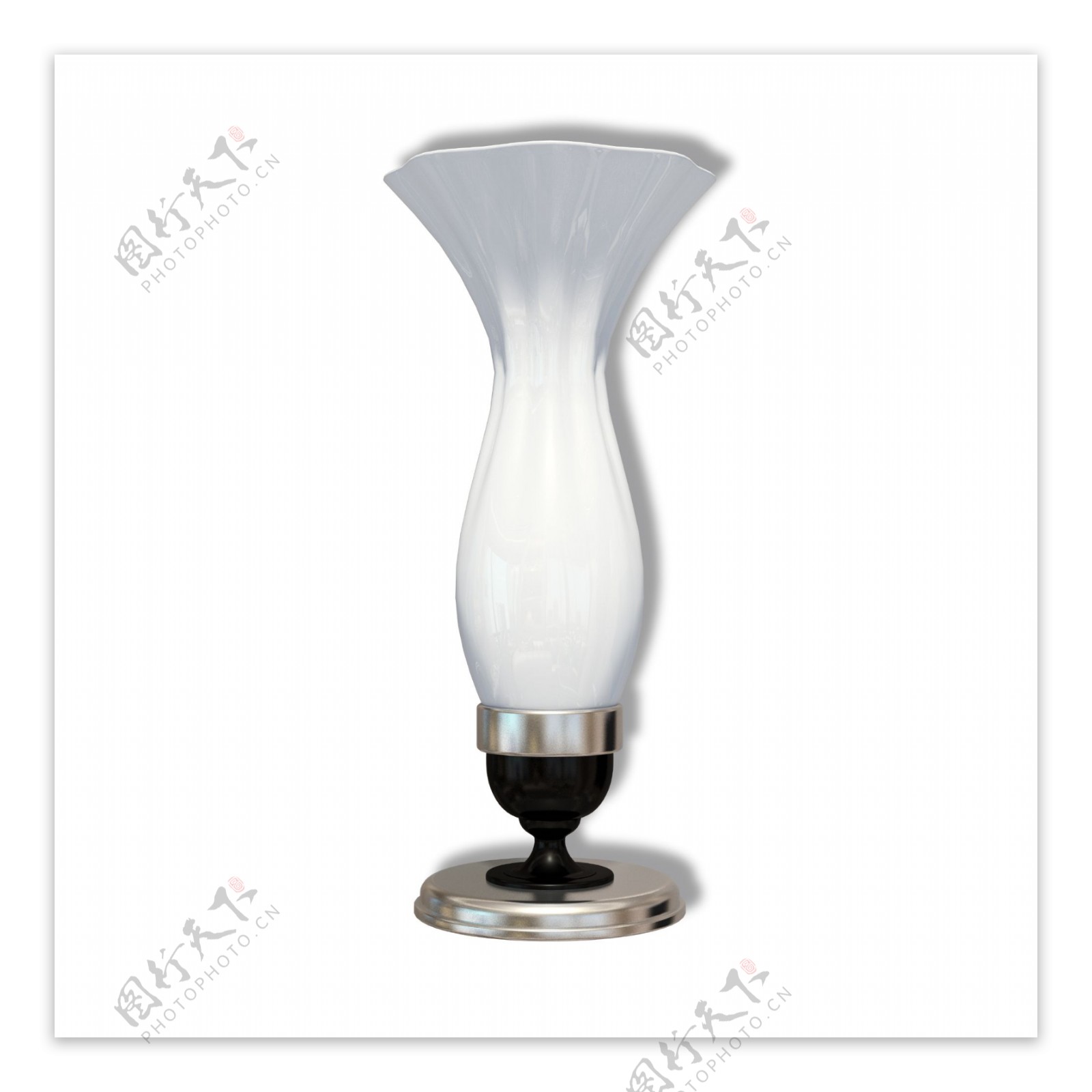 白色简约陶瓷花瓶