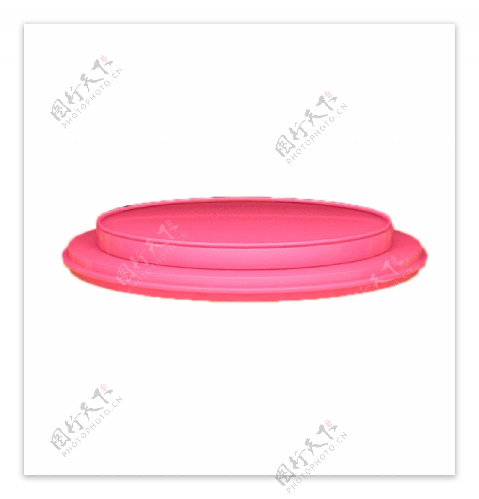 粉色的圆盘