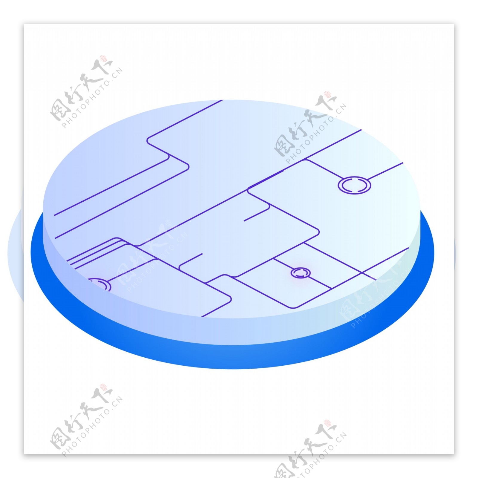 圆形的科技线路