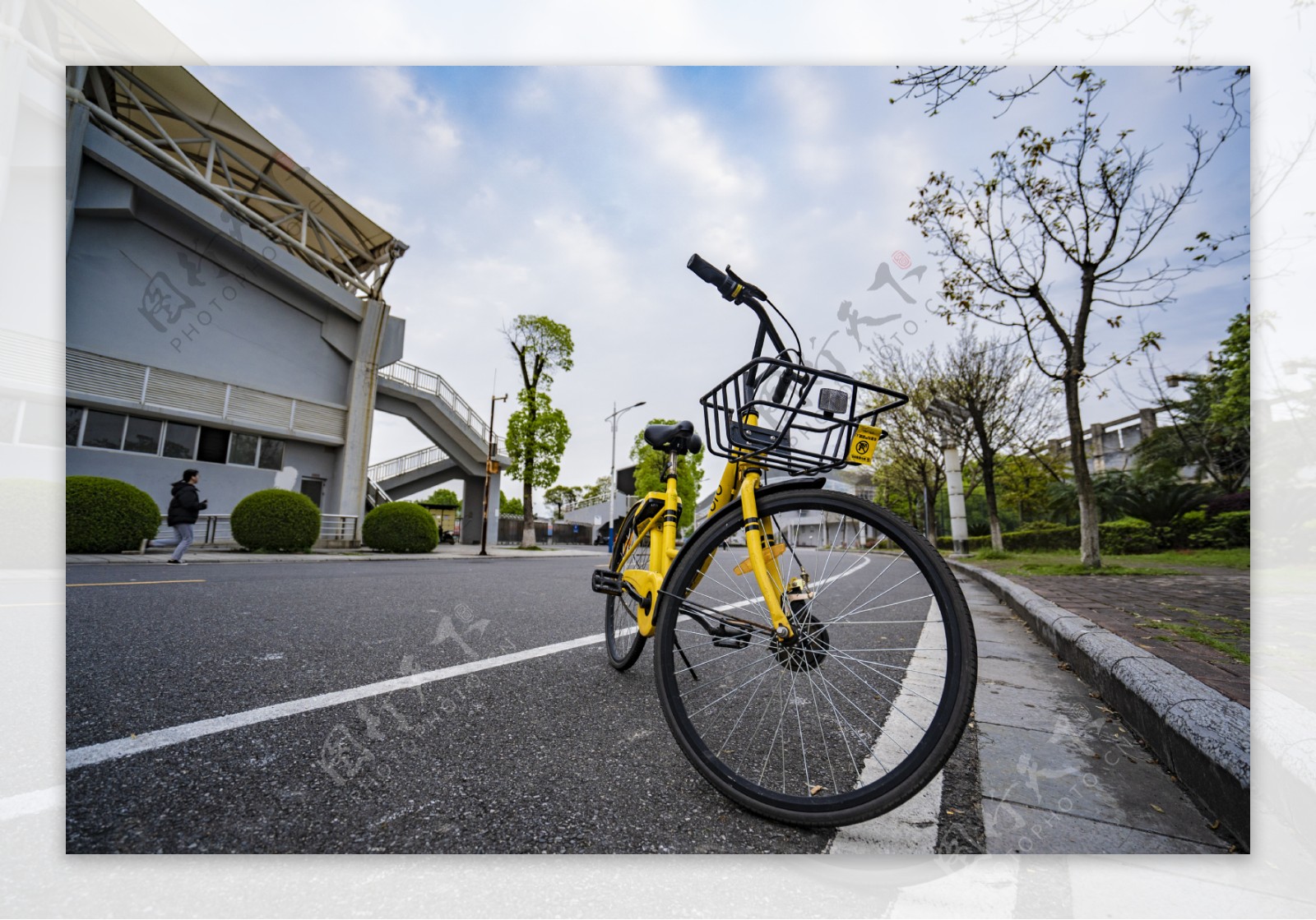 自行车小黄车商业摄影