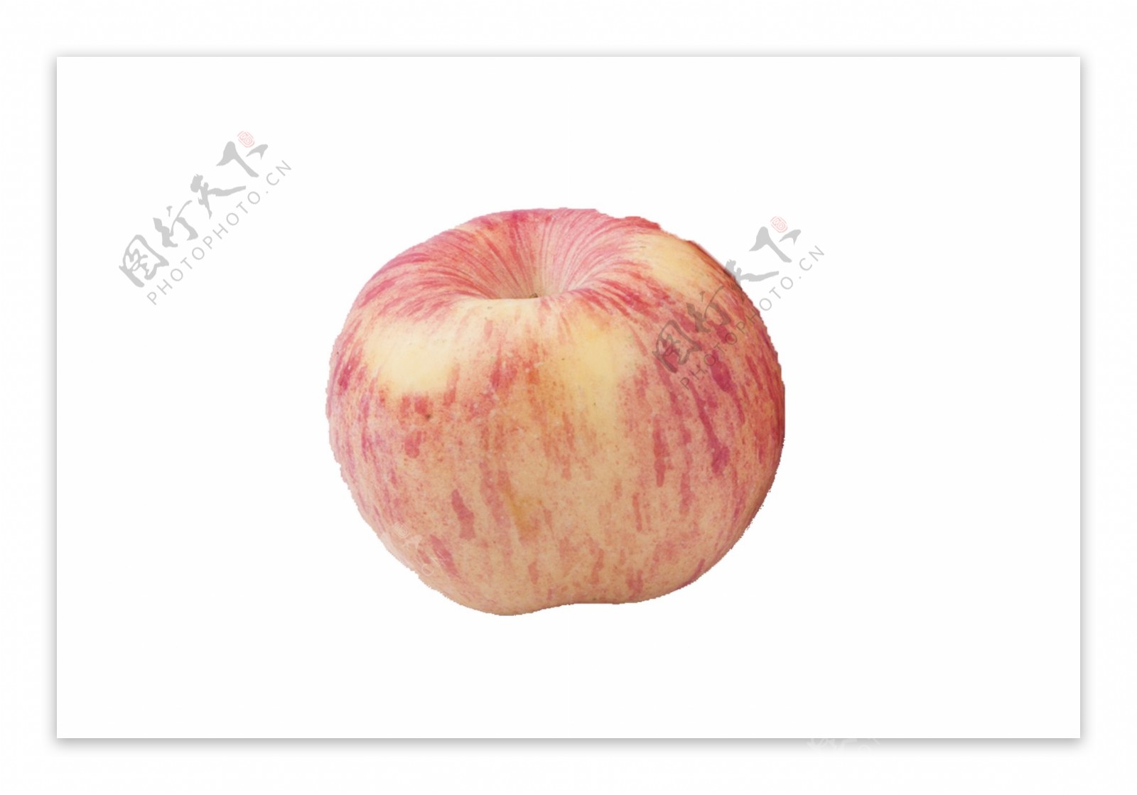 一个甜脆红富士苹果