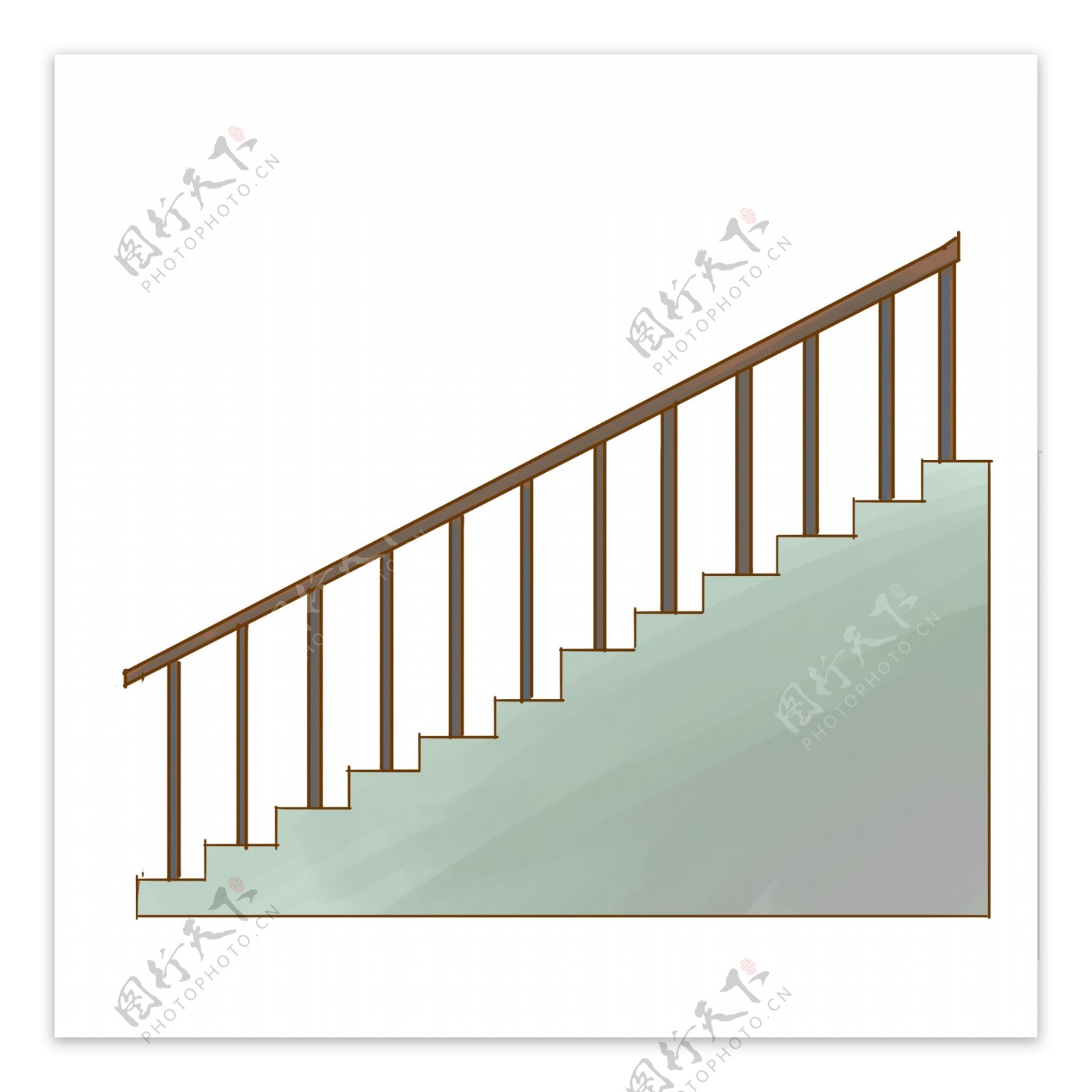 装饰楼房楼梯插图