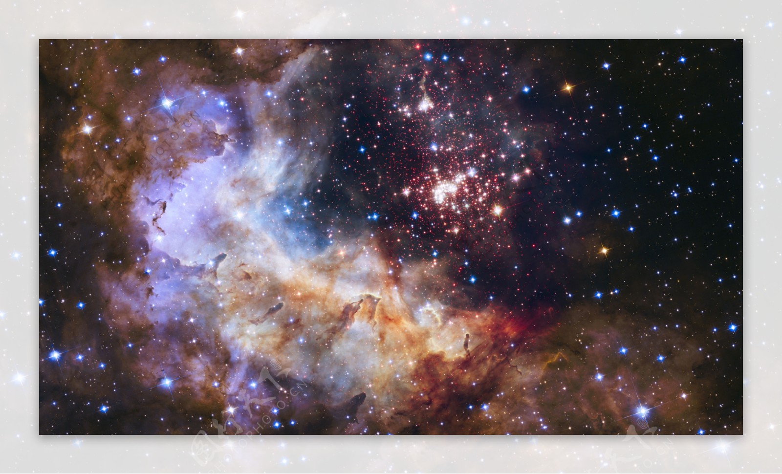 太空星云星团4k壁纸