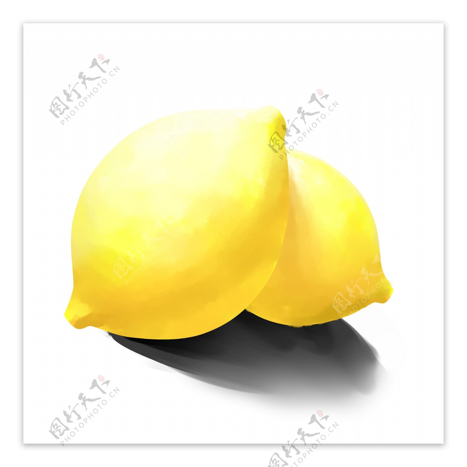 水果柠檬黄色