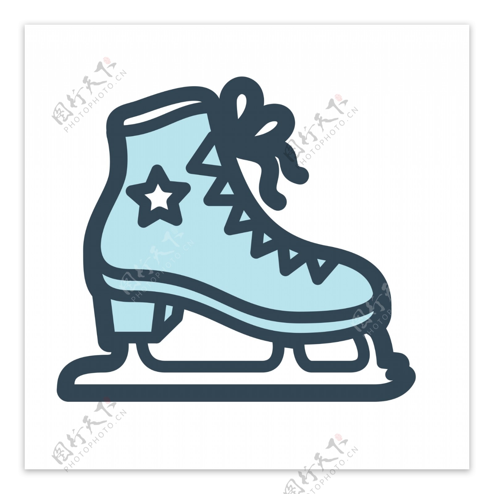 扁平化滑冰鞋