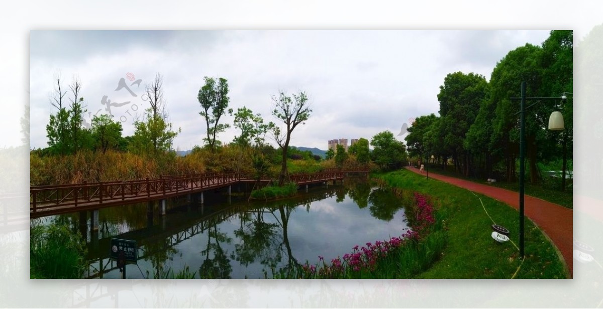 洛带古镇洛水风景