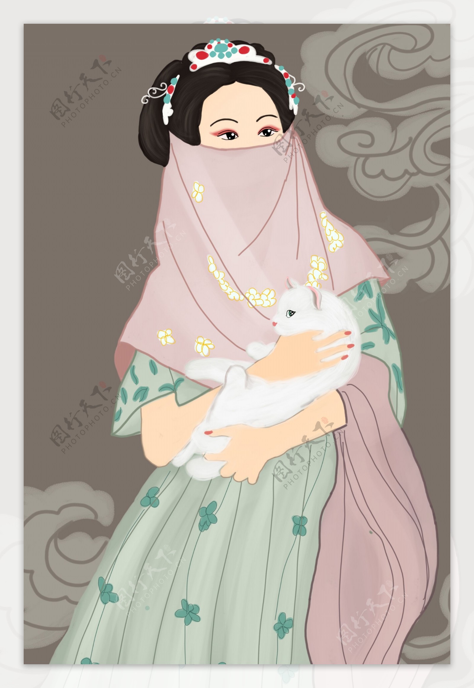 中国传统文化之汉服服饰古装女子