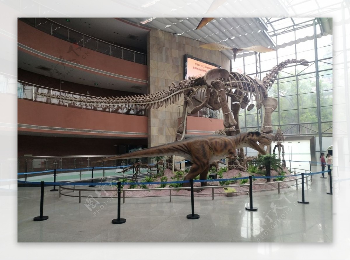 河源恐龙博物馆恐龙模型
