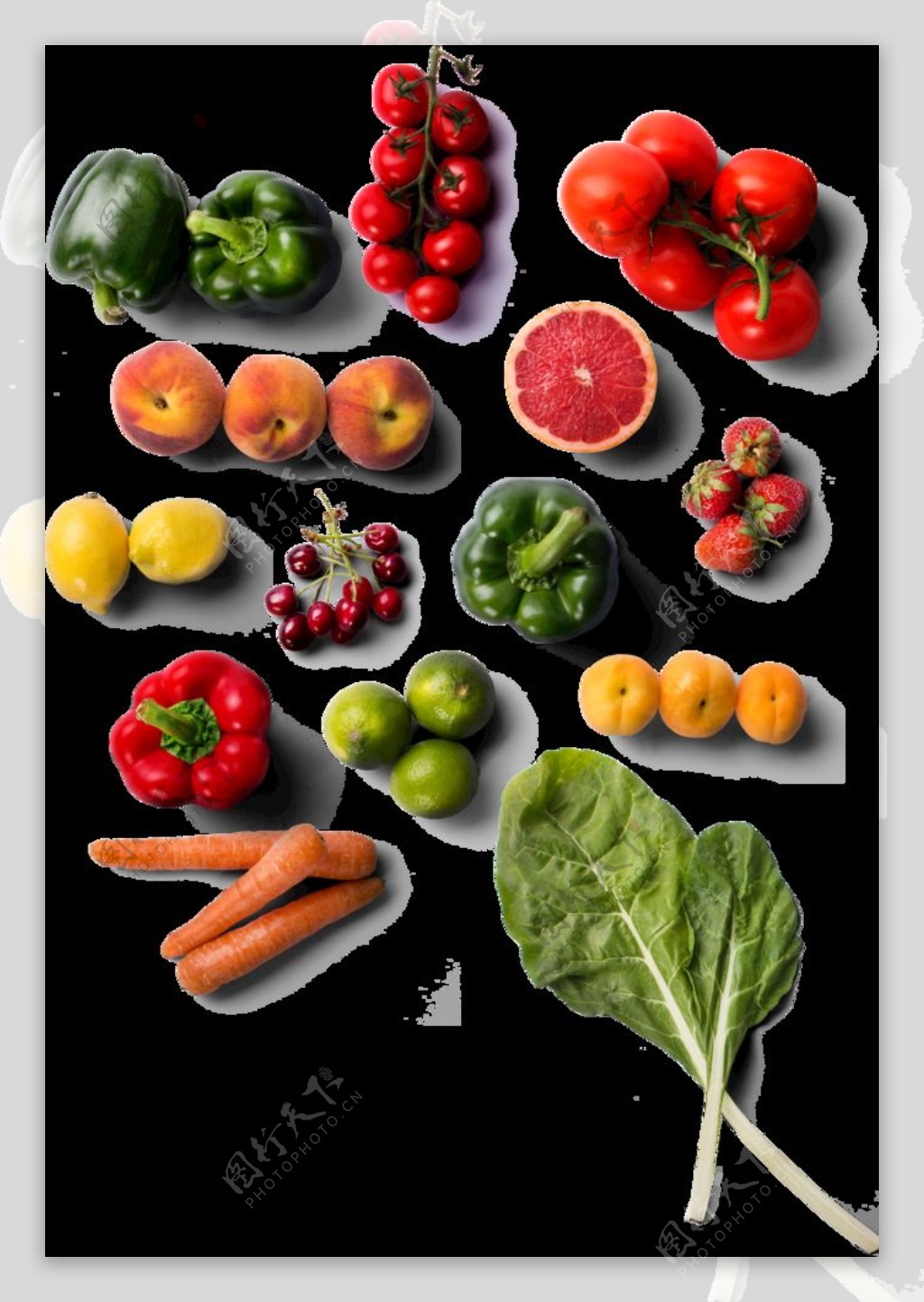 高清水果蔬菜集合图