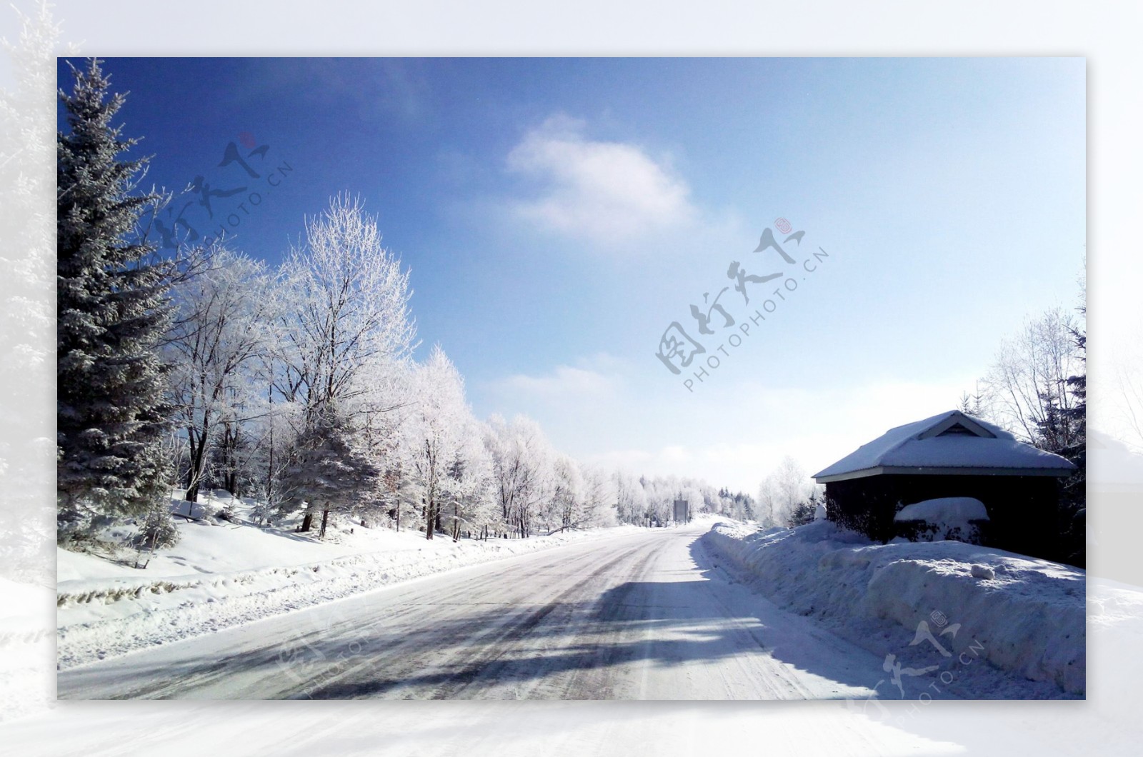 长白山唯美雪景