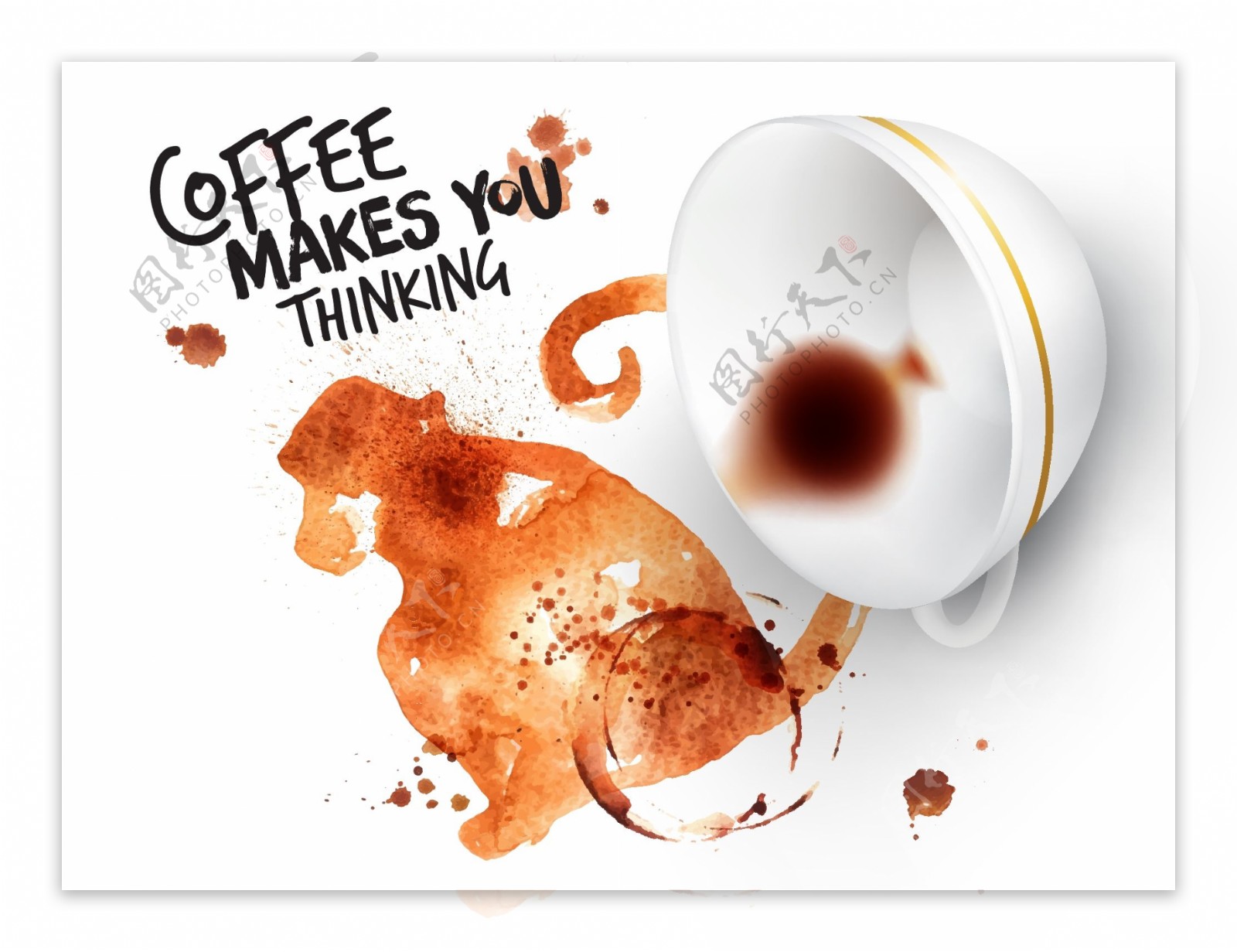 创意咖啡广告