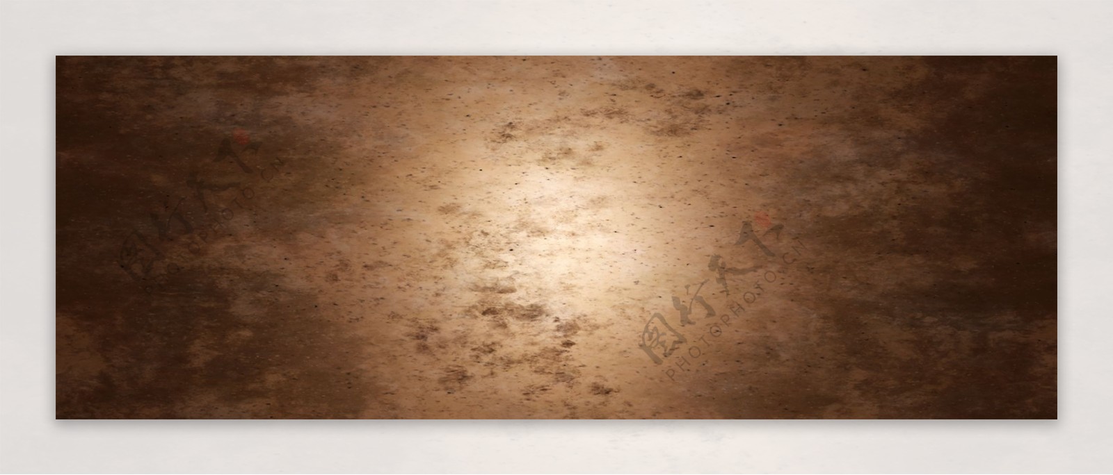 棕色锈蚀纹理金属材质质感banner背景