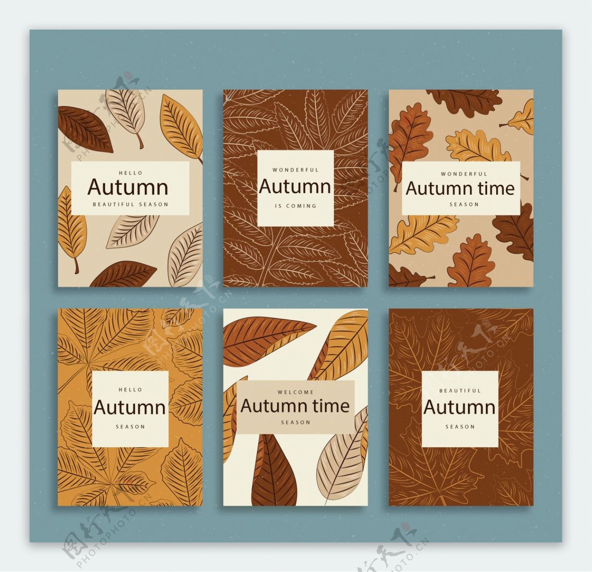 秋季创意海报秋季树叶