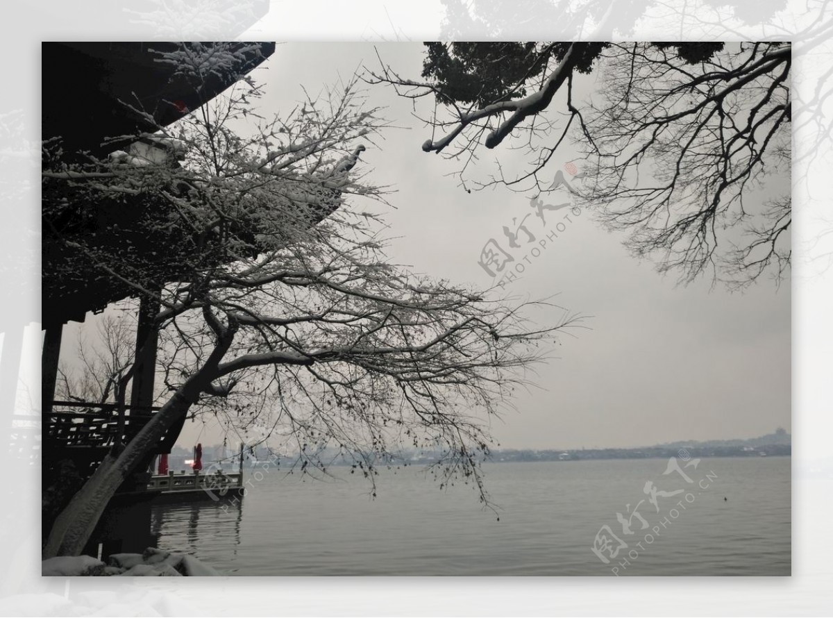 西湖十景西湖美景西湖雪景