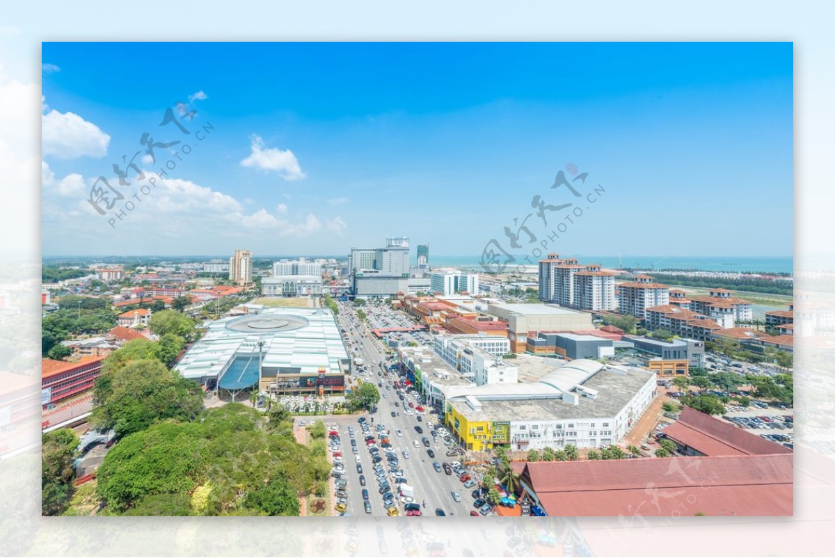 马来西亚马六甲老城风光