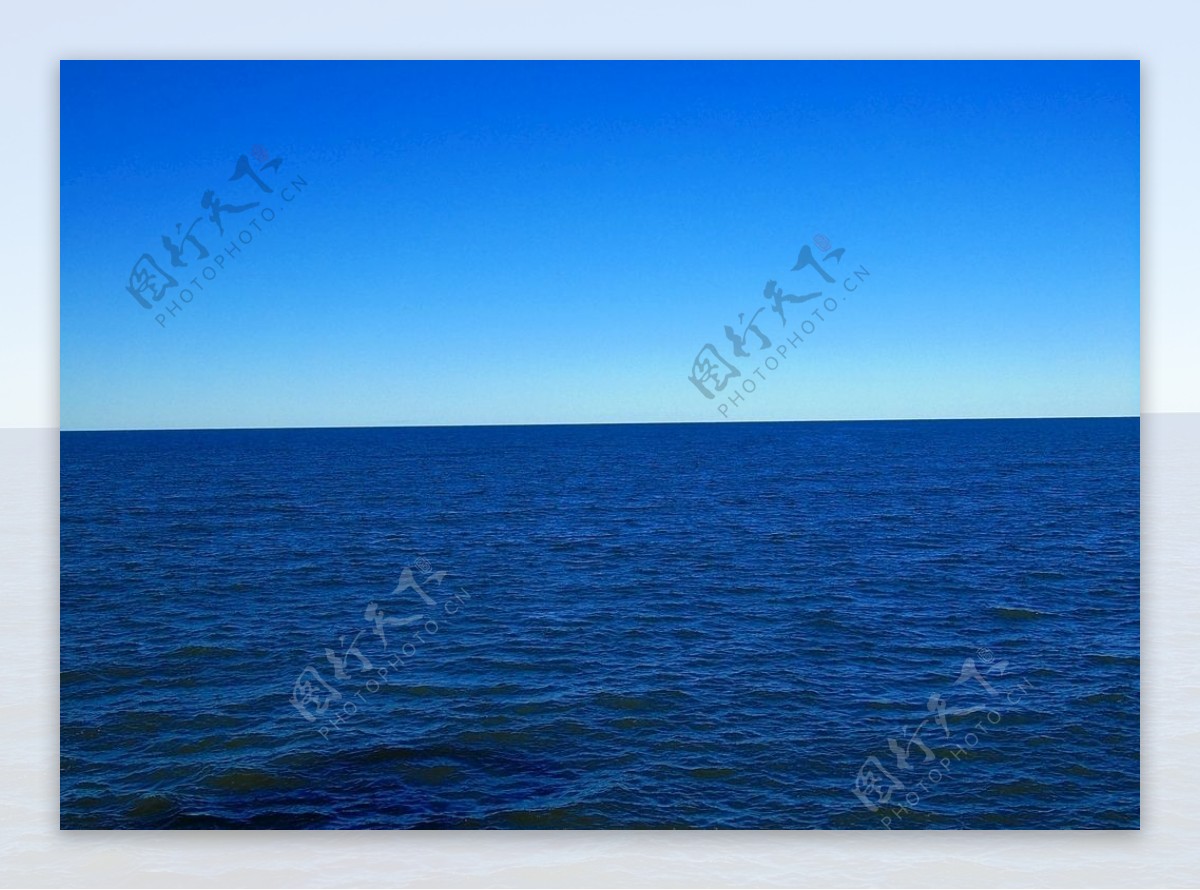 水海海洋天空蓝色性质