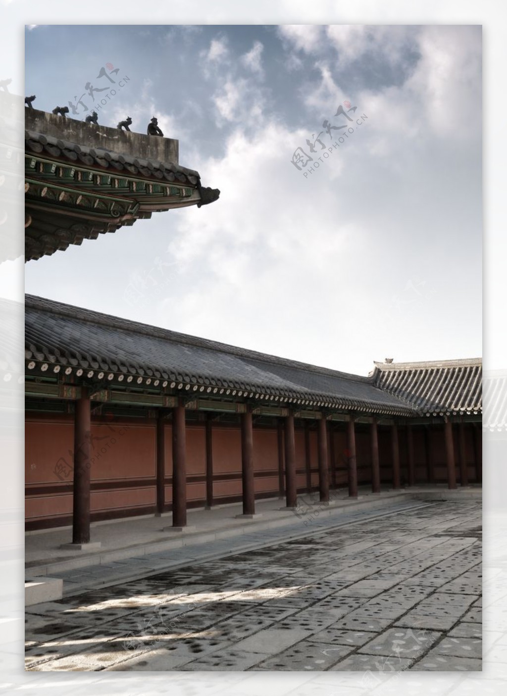 中式传统建筑风景