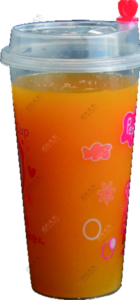 芒果百香水果茶