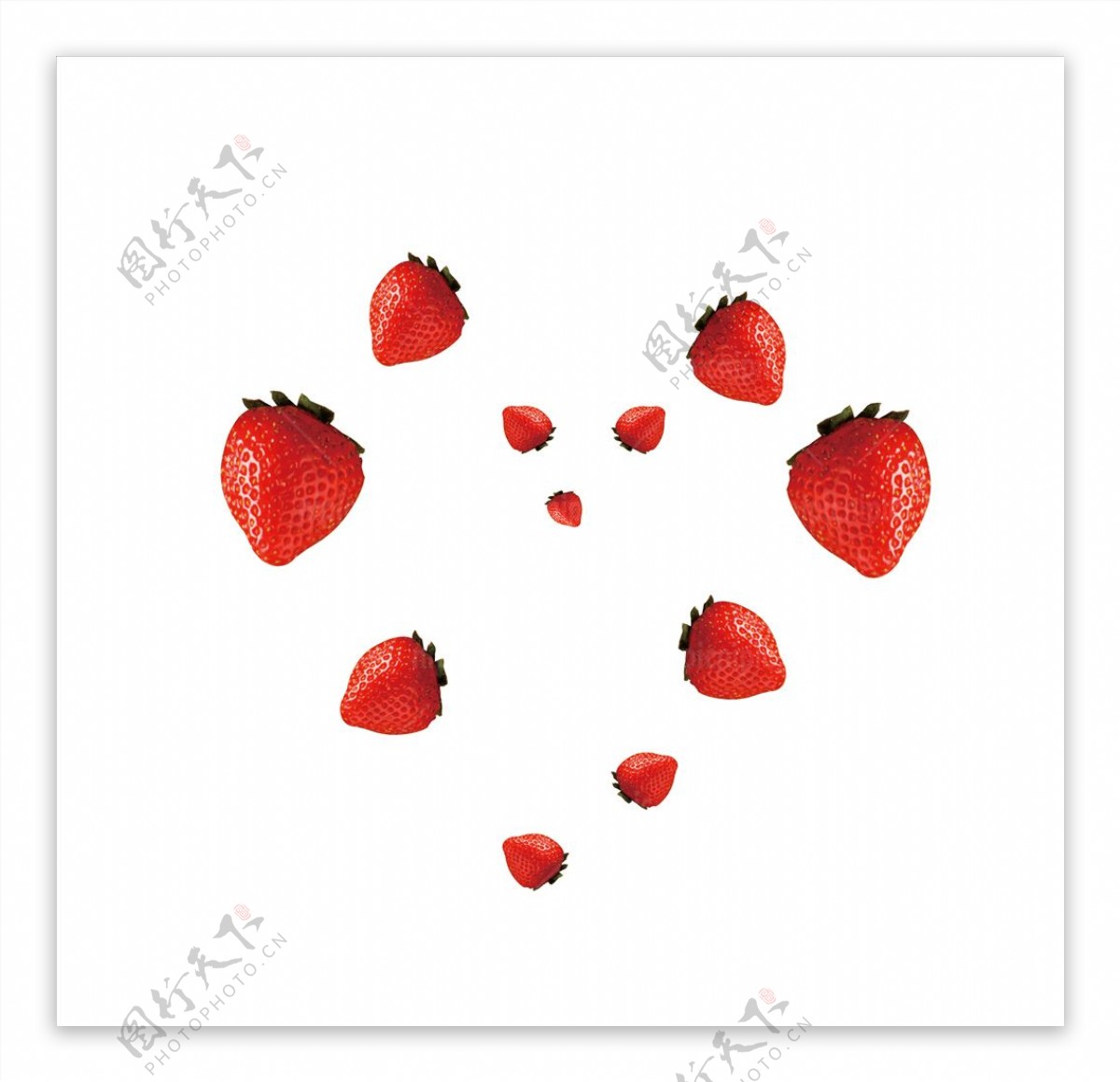 心形草莓可爱造型