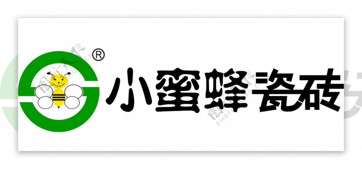 小蜜蜂瓷砖logo