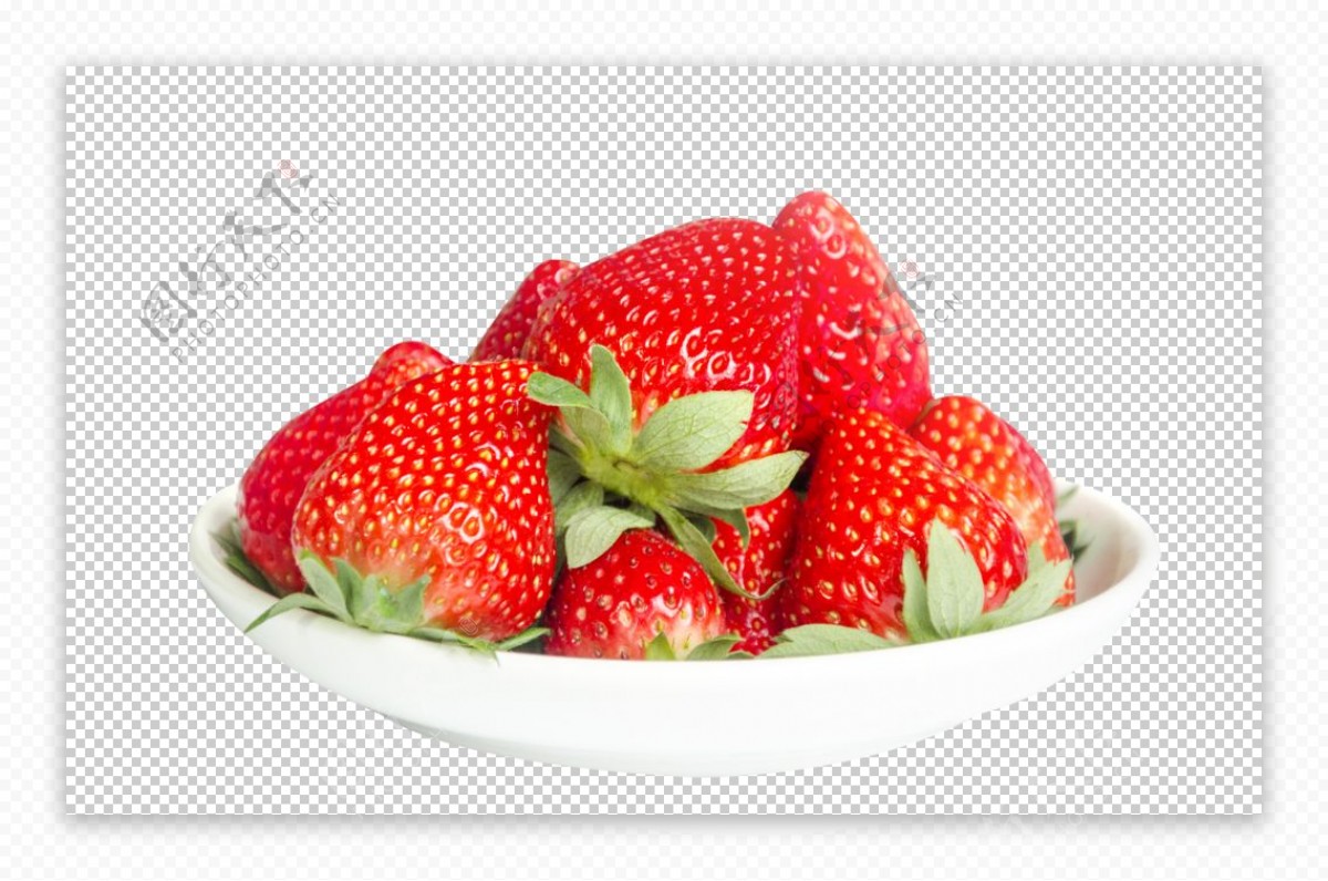 草莓食材水果新鲜饮品海报素材