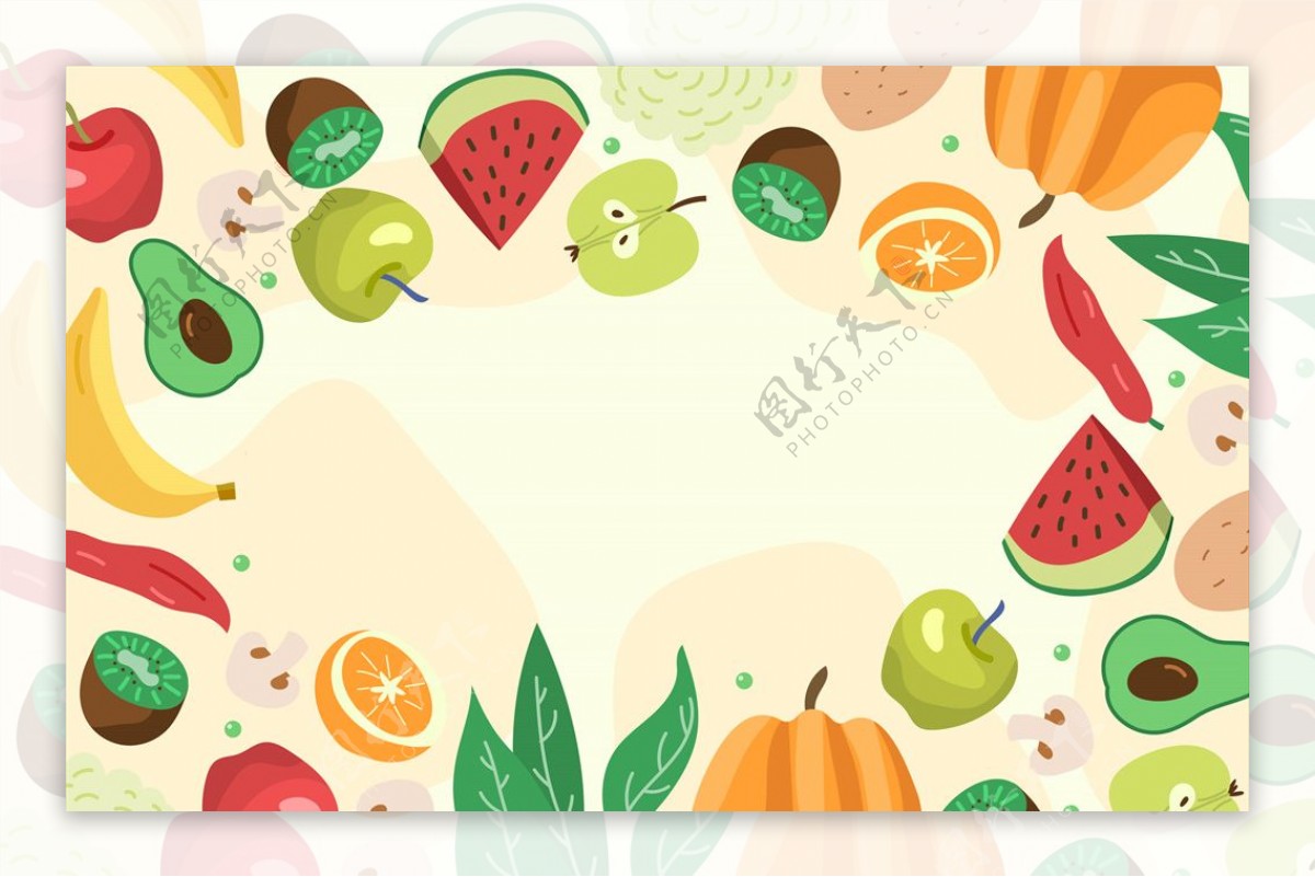 水果图框