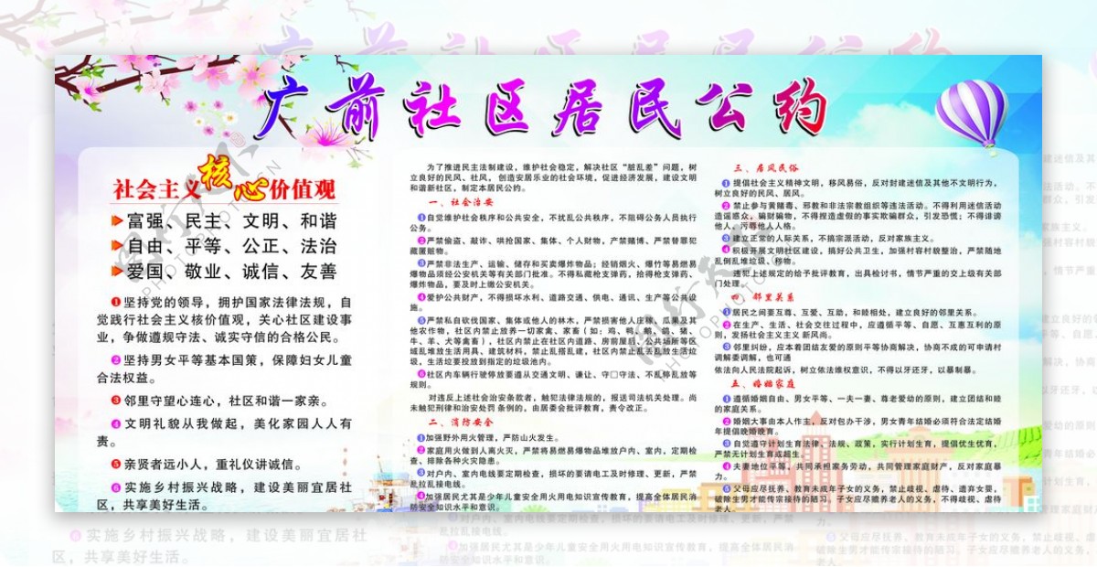广前社区居民公约
