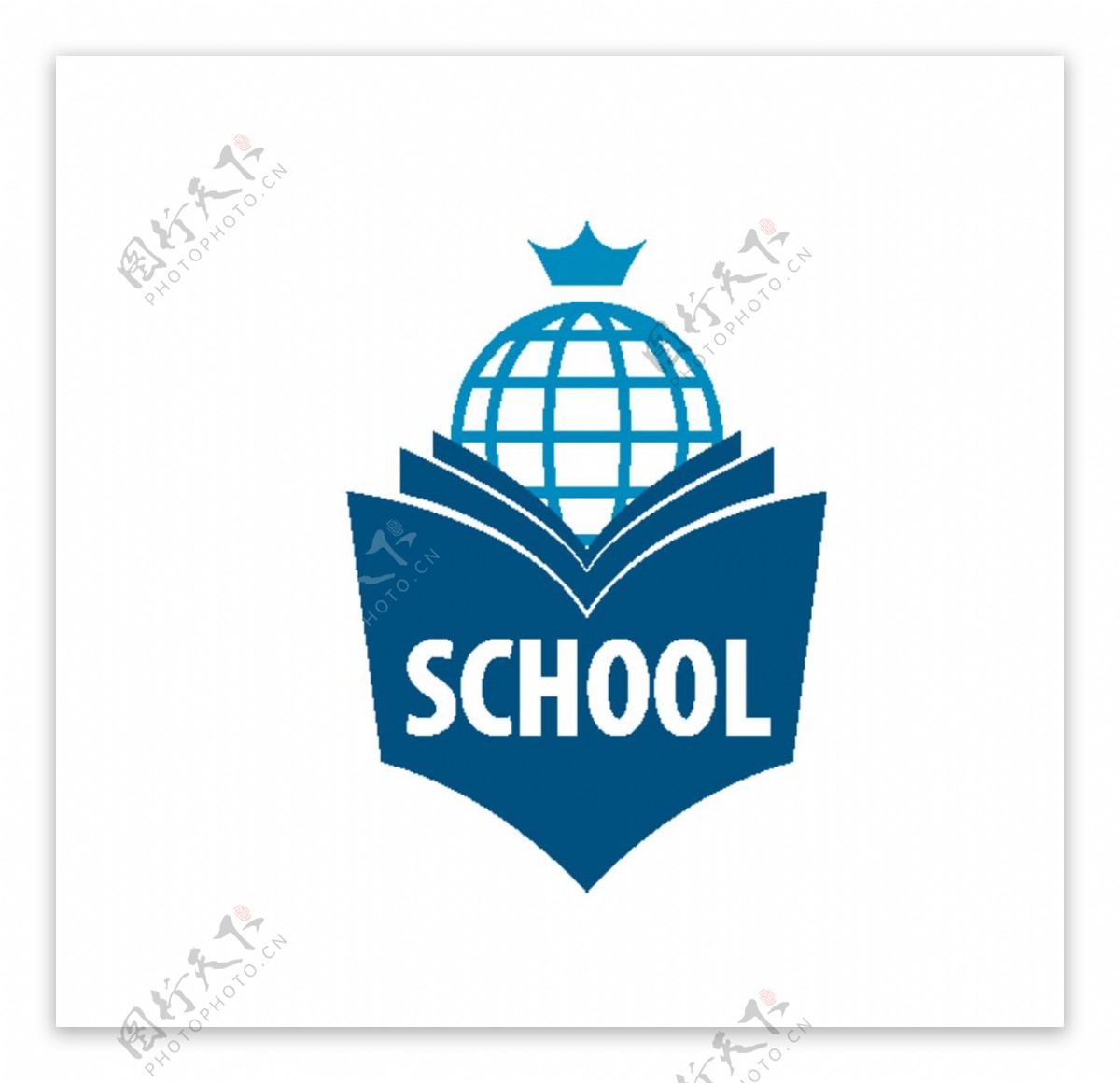 学校logo