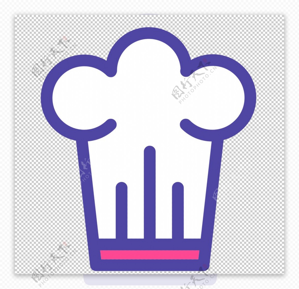 厨师餐饮标志图形图标装饰素材