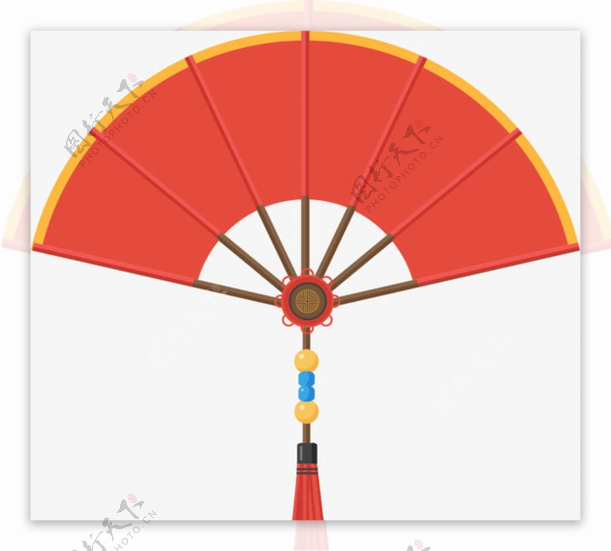 国潮中国风扇子