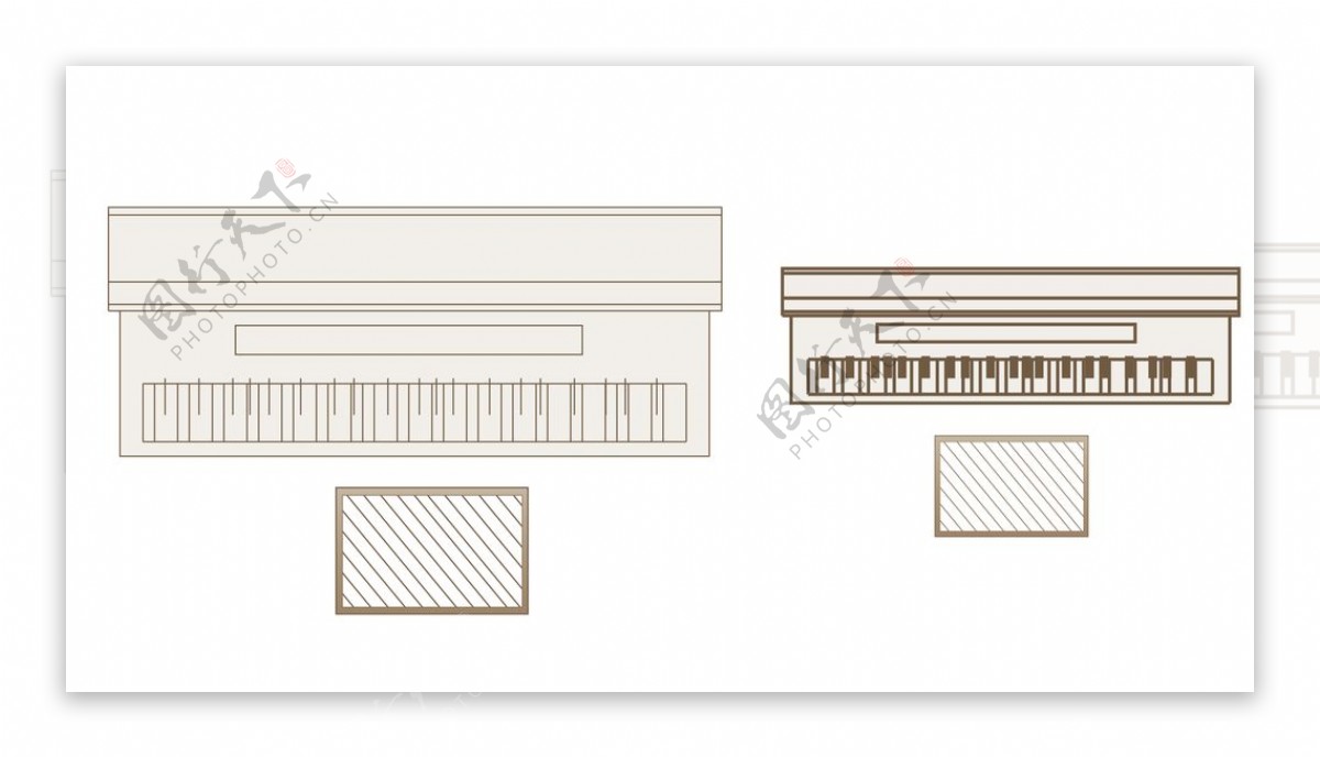 钢琴钢琴凳