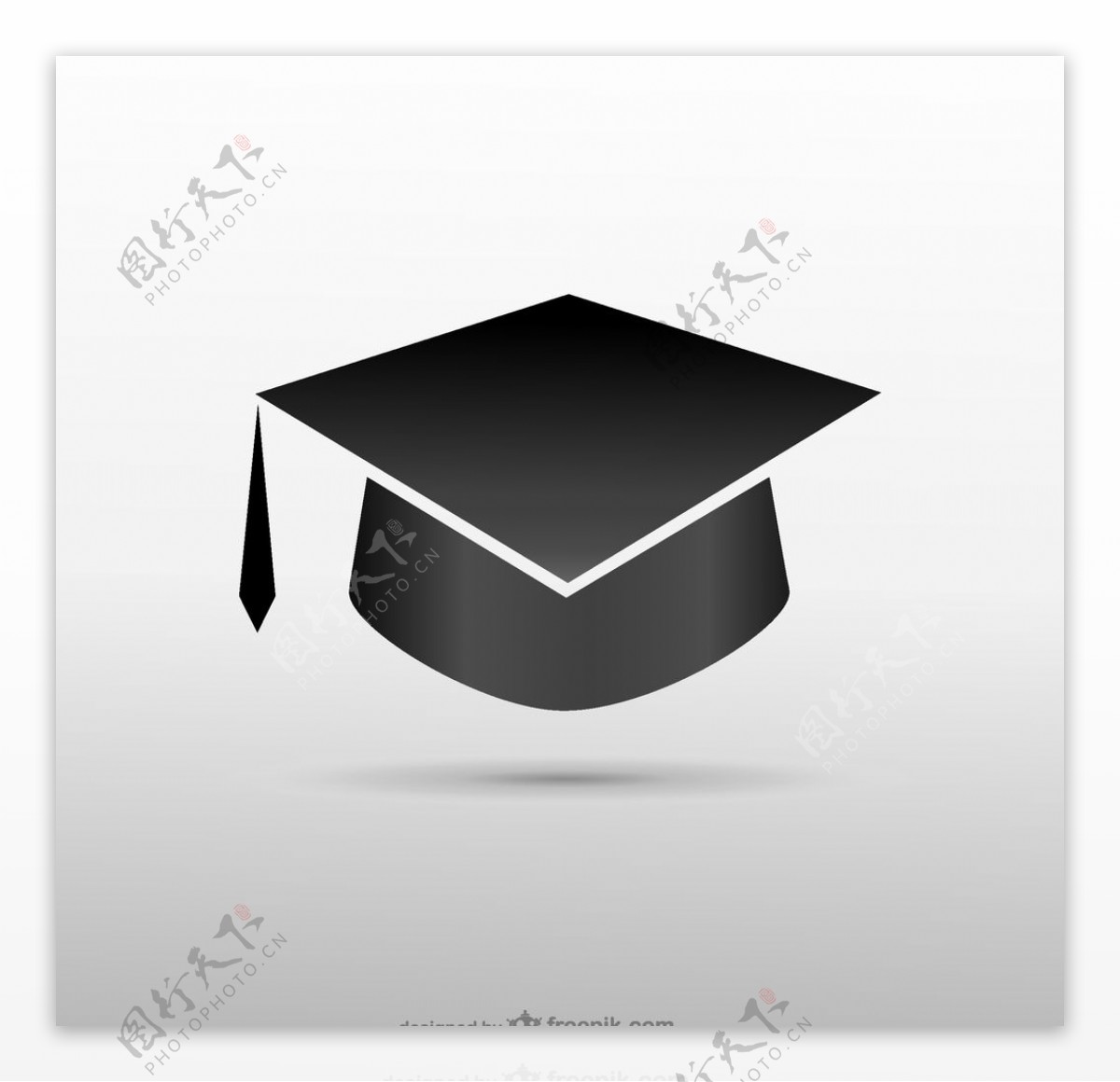 毕业帽图标图片