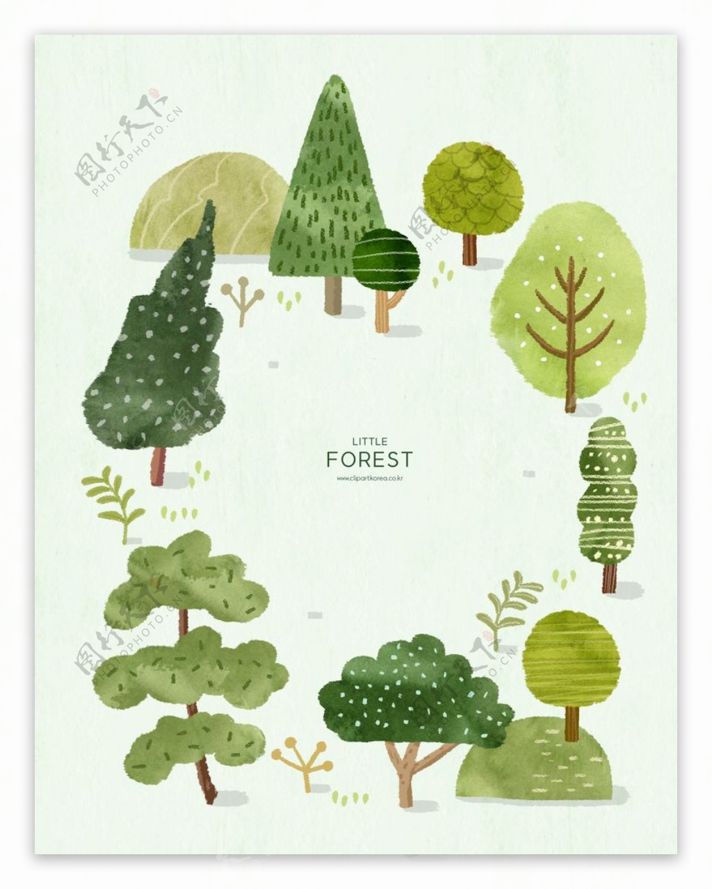 森林插画