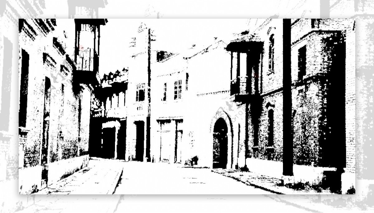 老街道图片