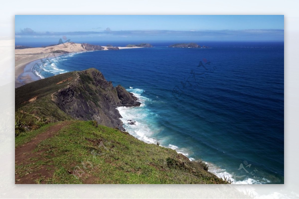 海岸风景摄影图