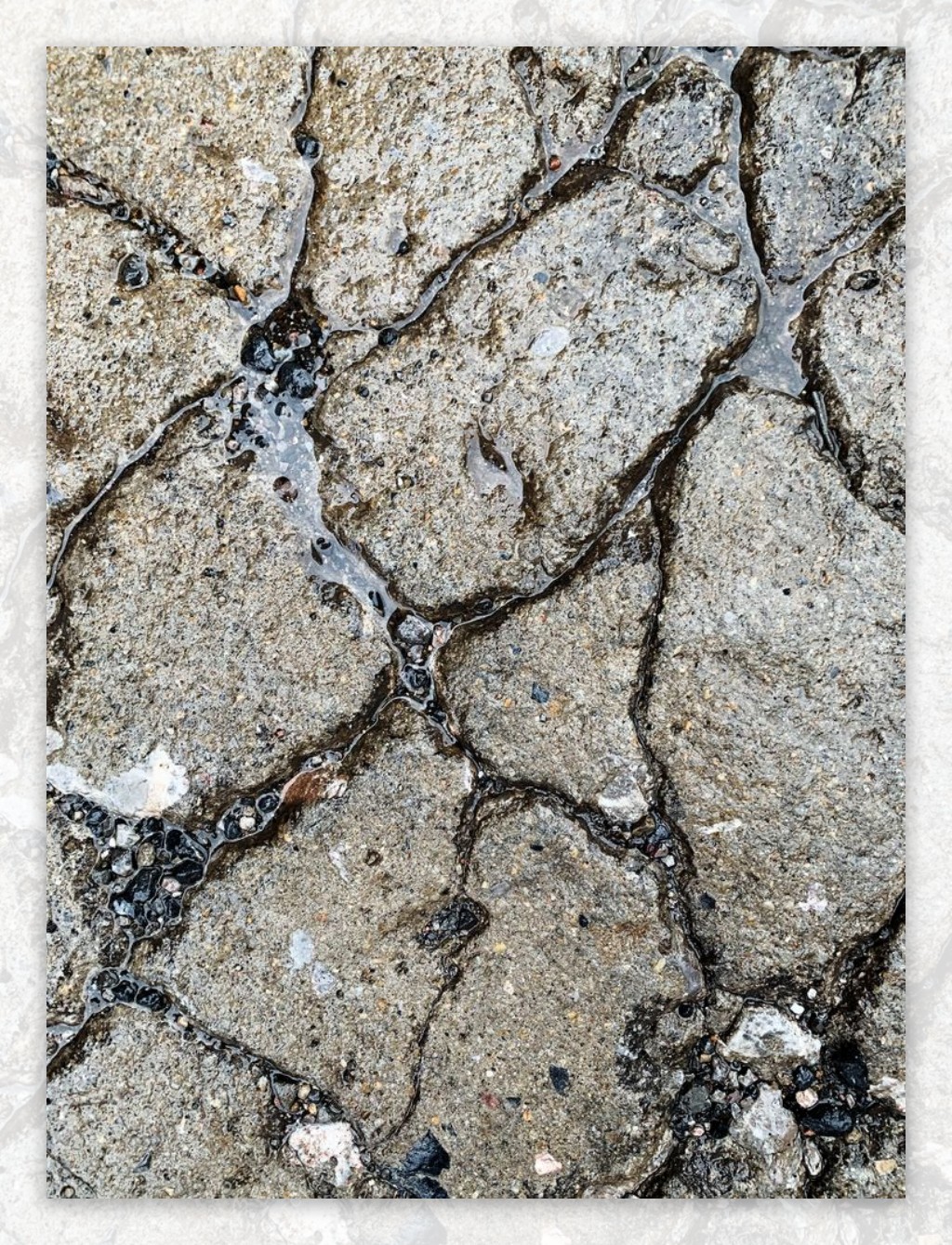 水泥地面裂痕