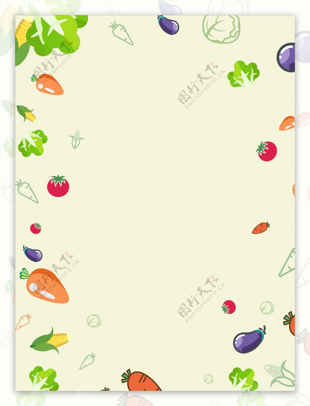 水果蔬菜背景素材图片