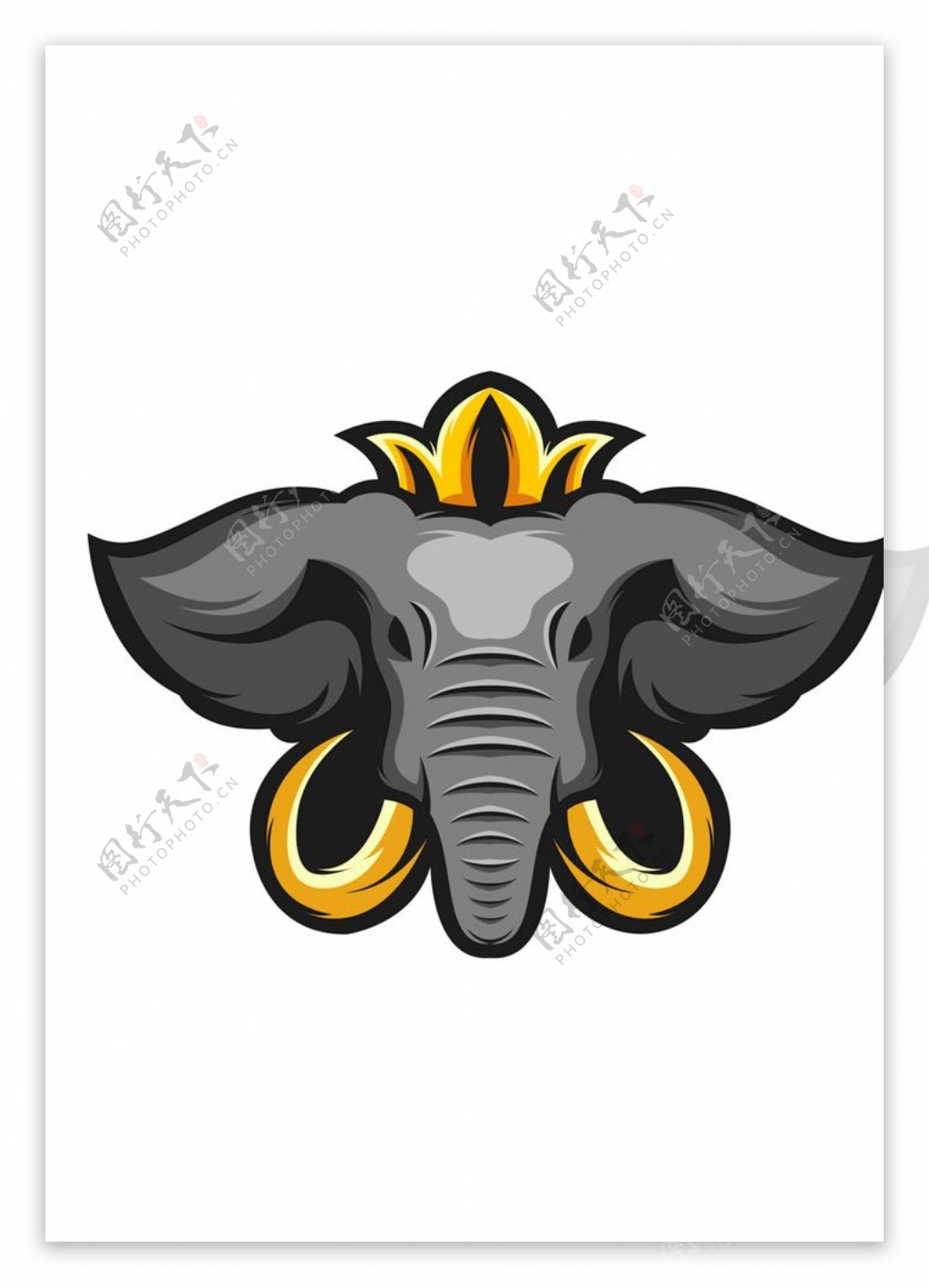 大象标识标志图标海报素材图片