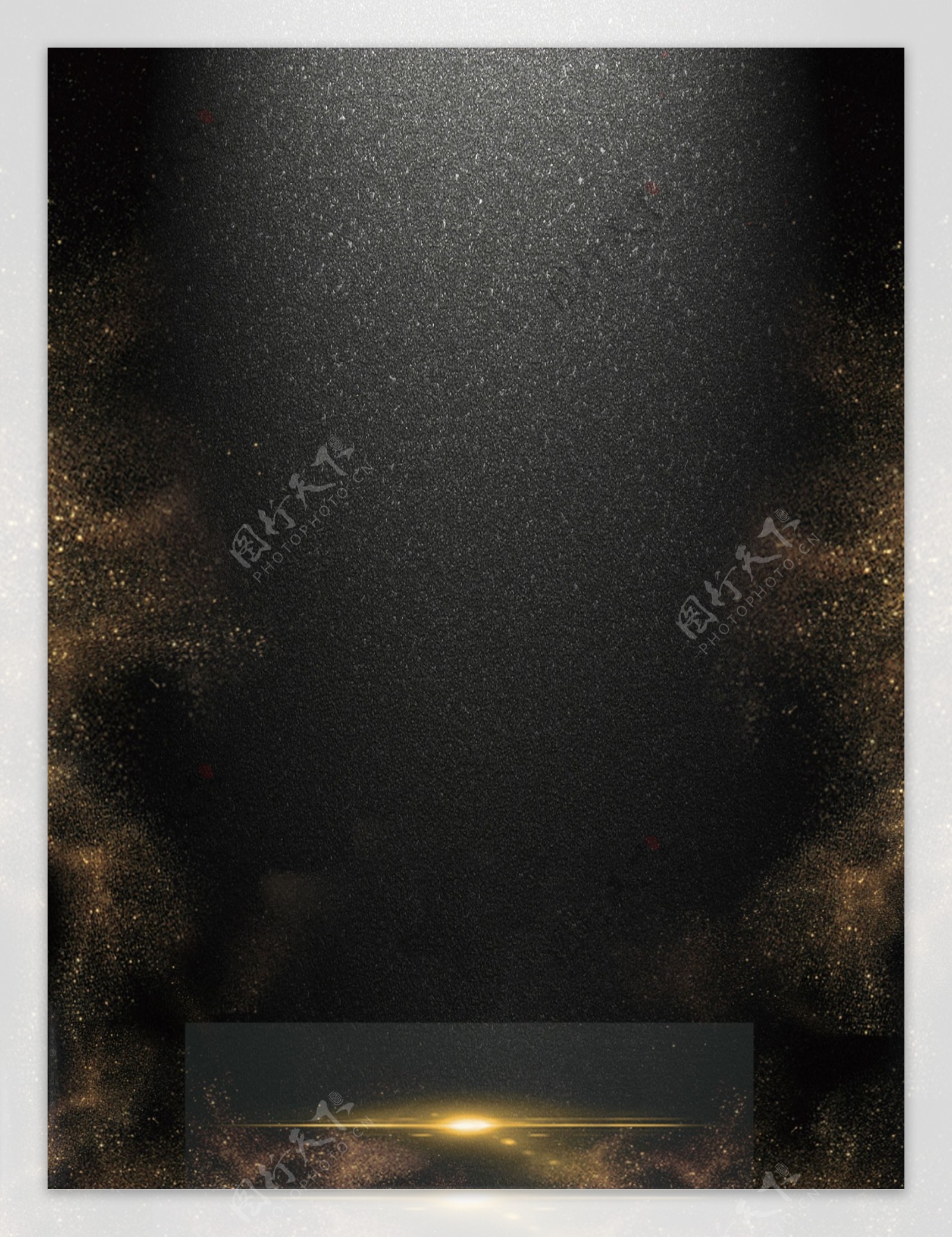 黑色质感底纹洒金粉海报背景素材图片
