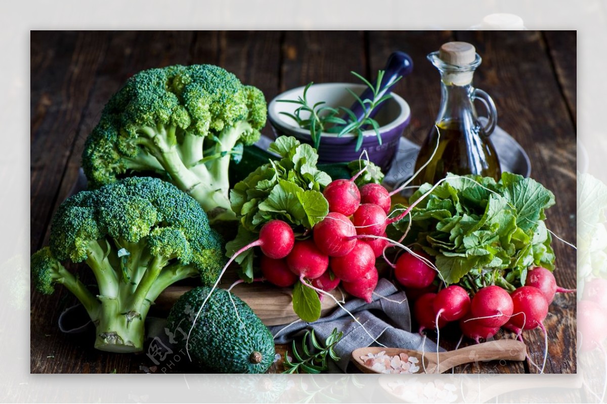 果蔬食材组合摄影图片