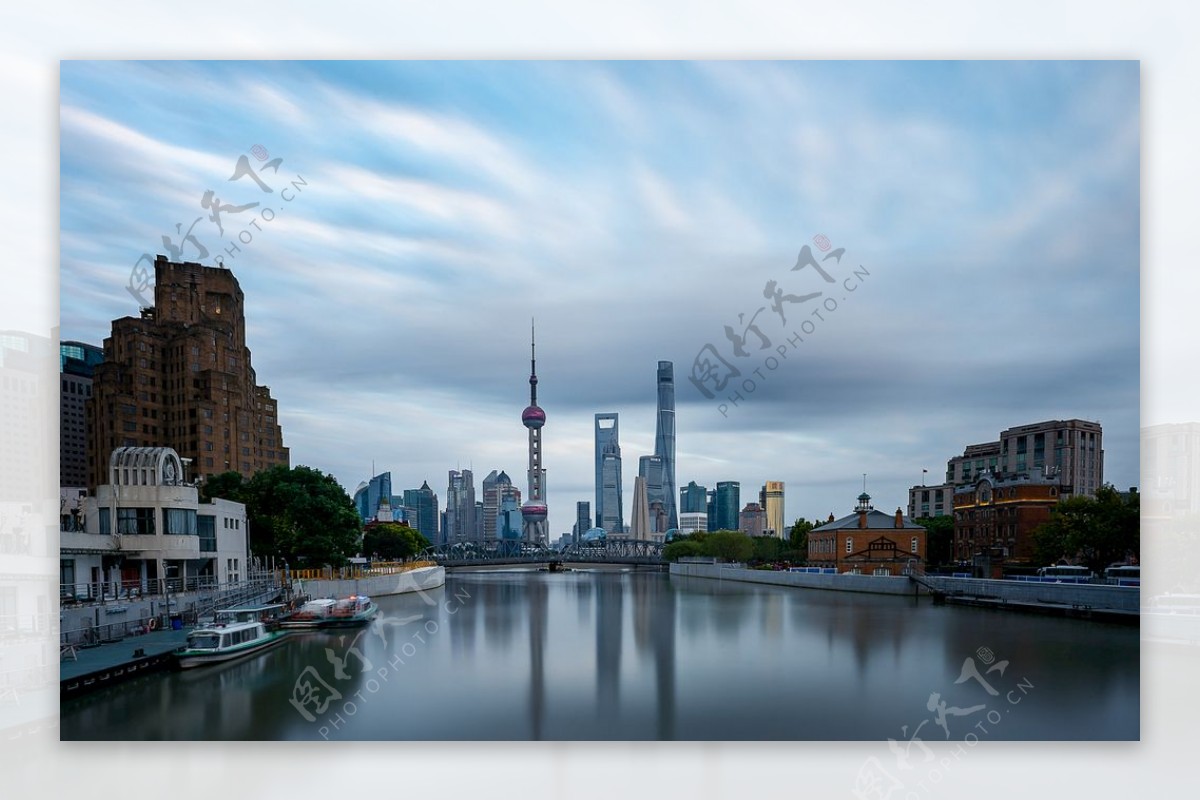 上海乍浦路桥外滩风景图片
