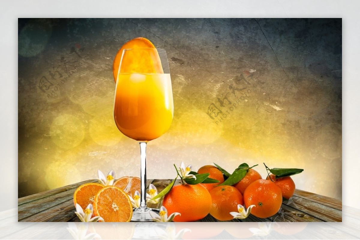 美味的橙汁儿图片