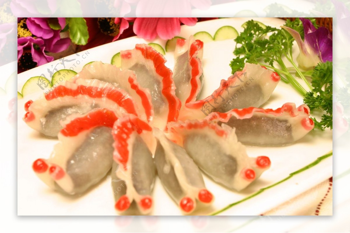 水晶鱼饺图片
