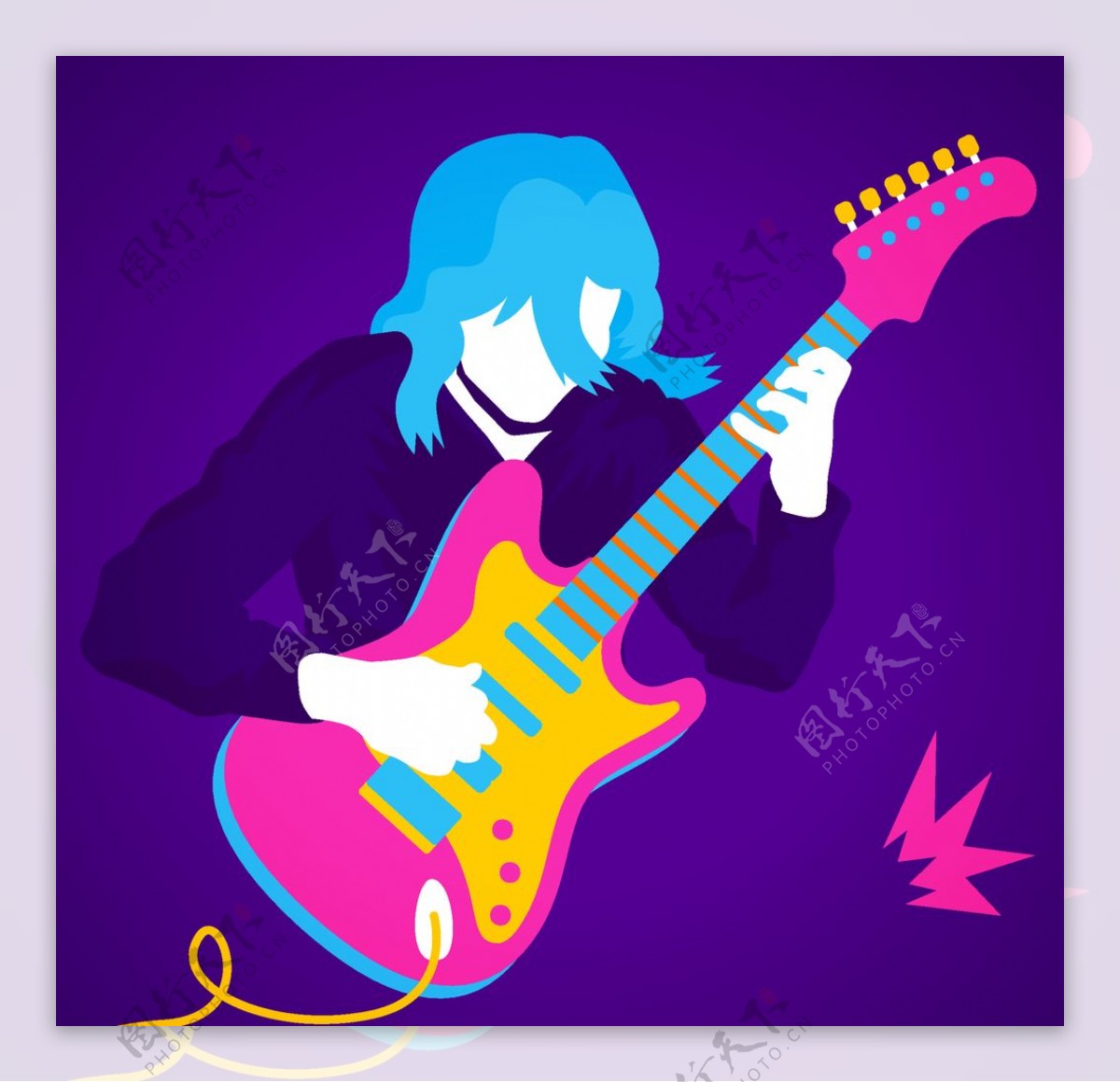 蓝色电吉他 库存照片. 图片 包括有 仪器, 通知, 金属, 字符串, 岩石, 困难, 蓝色, 空白, 吉他 - 14699152