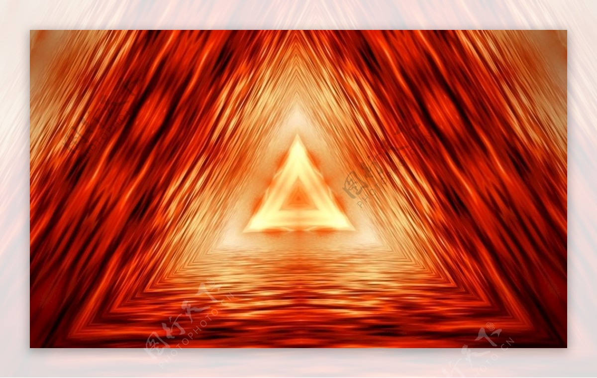 三角形红色背景图片