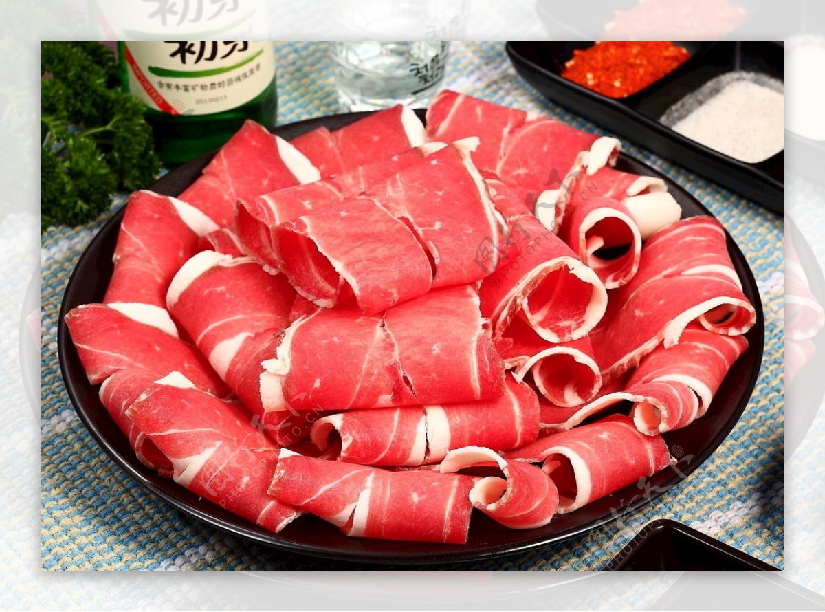 韩式烤胸叉肉图片
