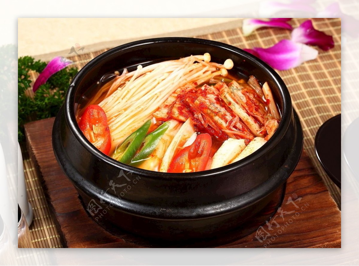 韩国泡菜汤图片