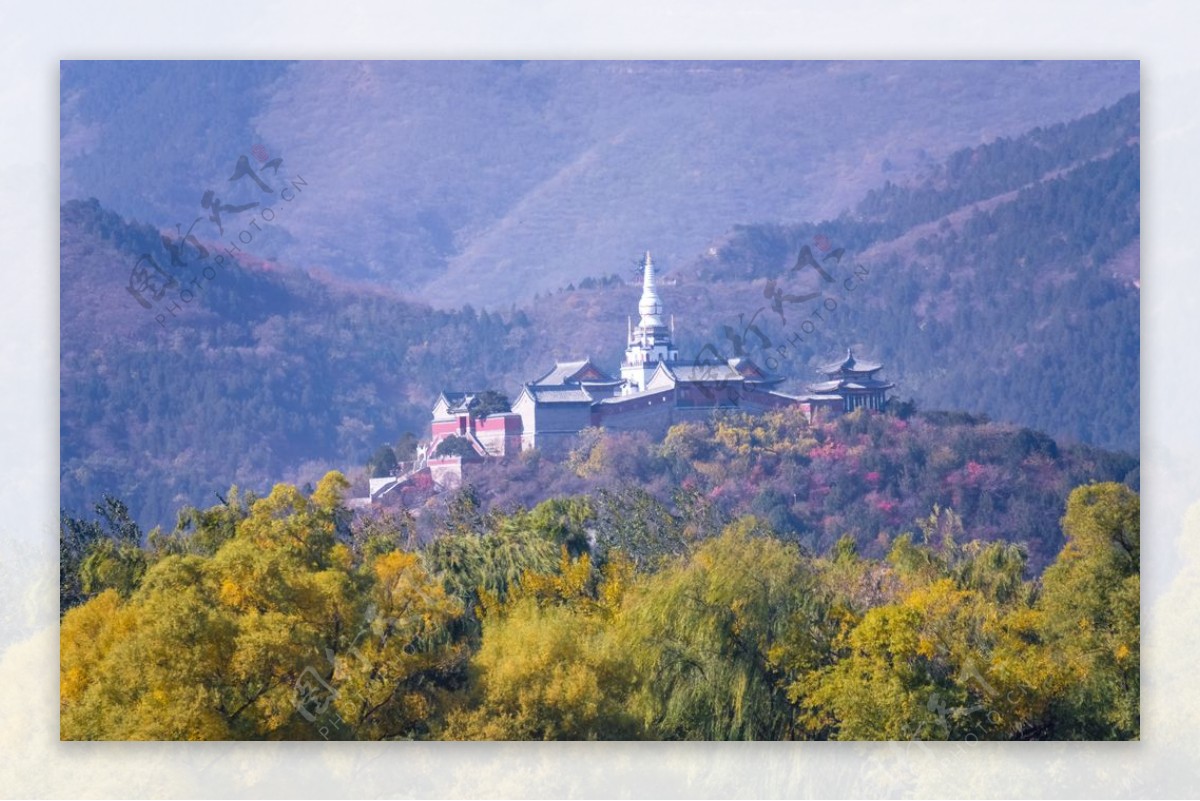 北京玉泉山藏式佛塔妙高塔图片